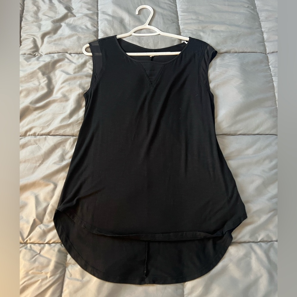 Black Sleeveless Women's Top